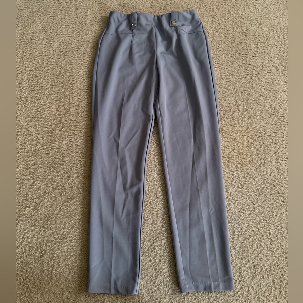 Gray Straight Leg Pants